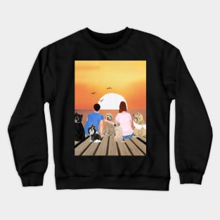 Life is better with a DOG Crewneck Sweatshirt